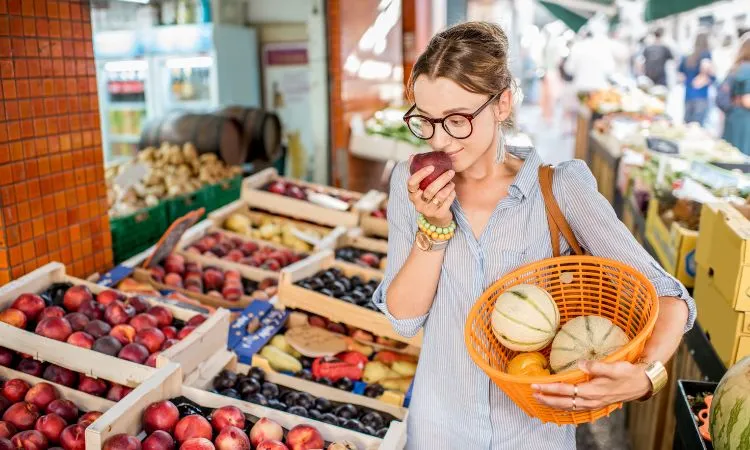 Woman at the Food Market - Solo Female Travel