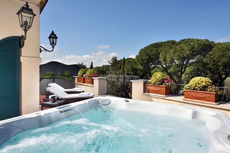 Villa Borghese Suite Terrace Private spa tub - Hotel Splendide Royal